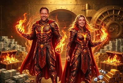 Fire Wealthy Superhero